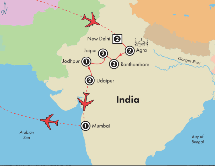 Review Gate 1 Tour of India 15 Day Classic India with Ranthambore