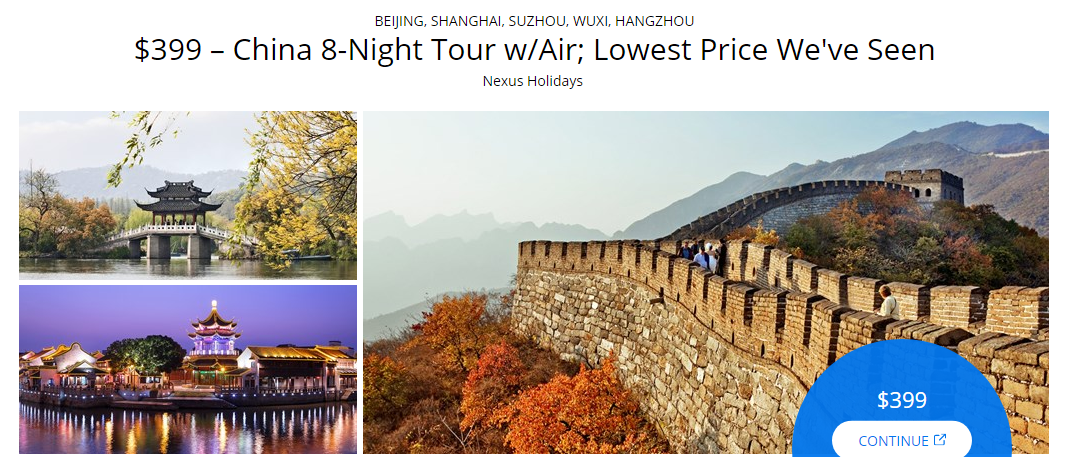 cheap china tours with airfare