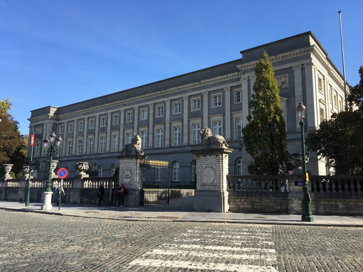 walking brussels tourist map