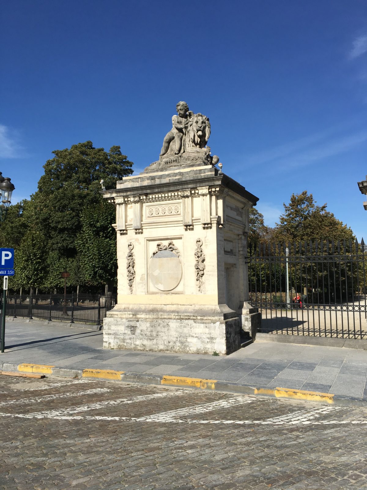 walking brussels tourist map