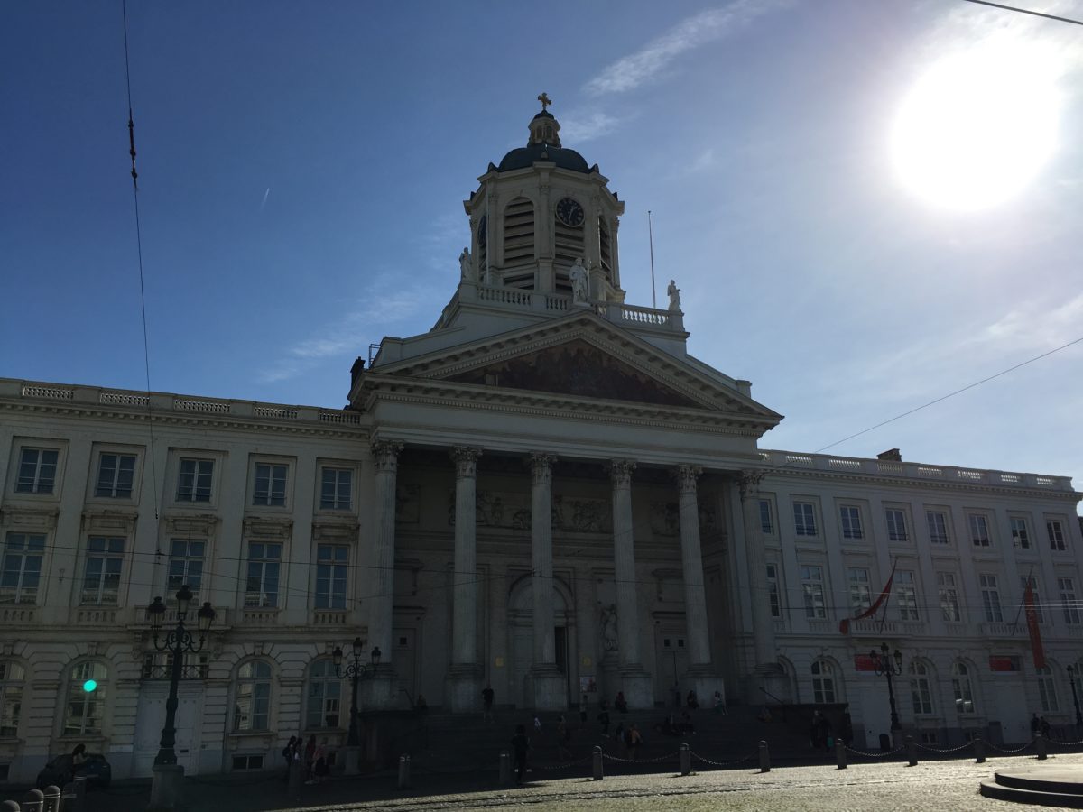 walking brussels tourist map