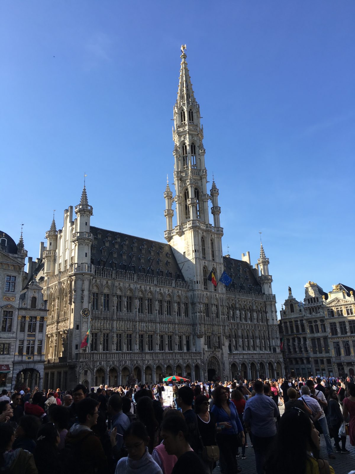 walking brussels tourist map