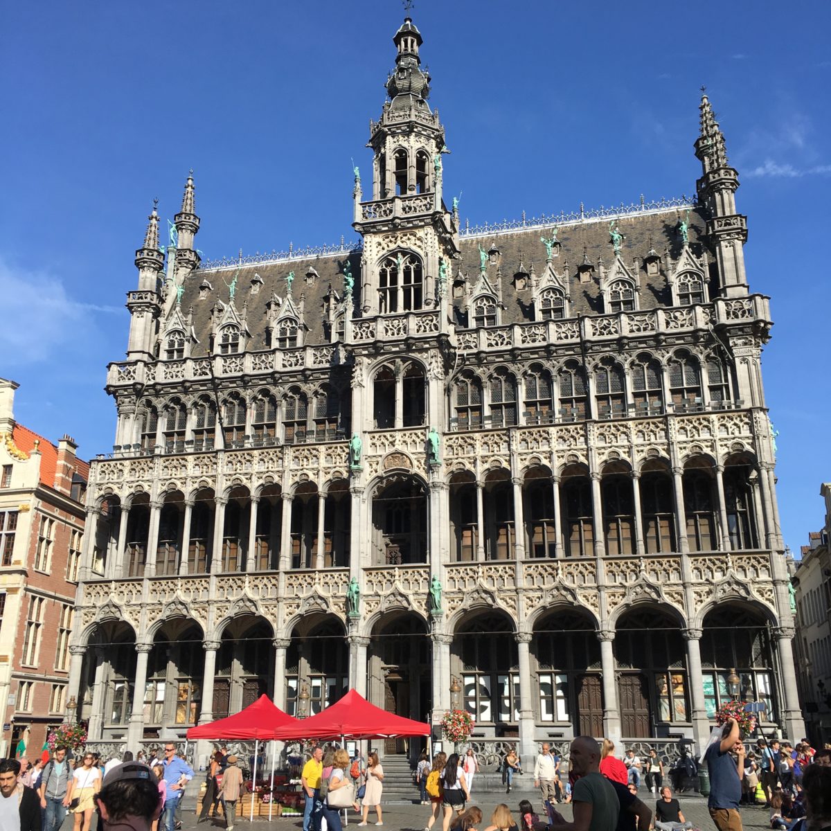 walking brussels tourist map